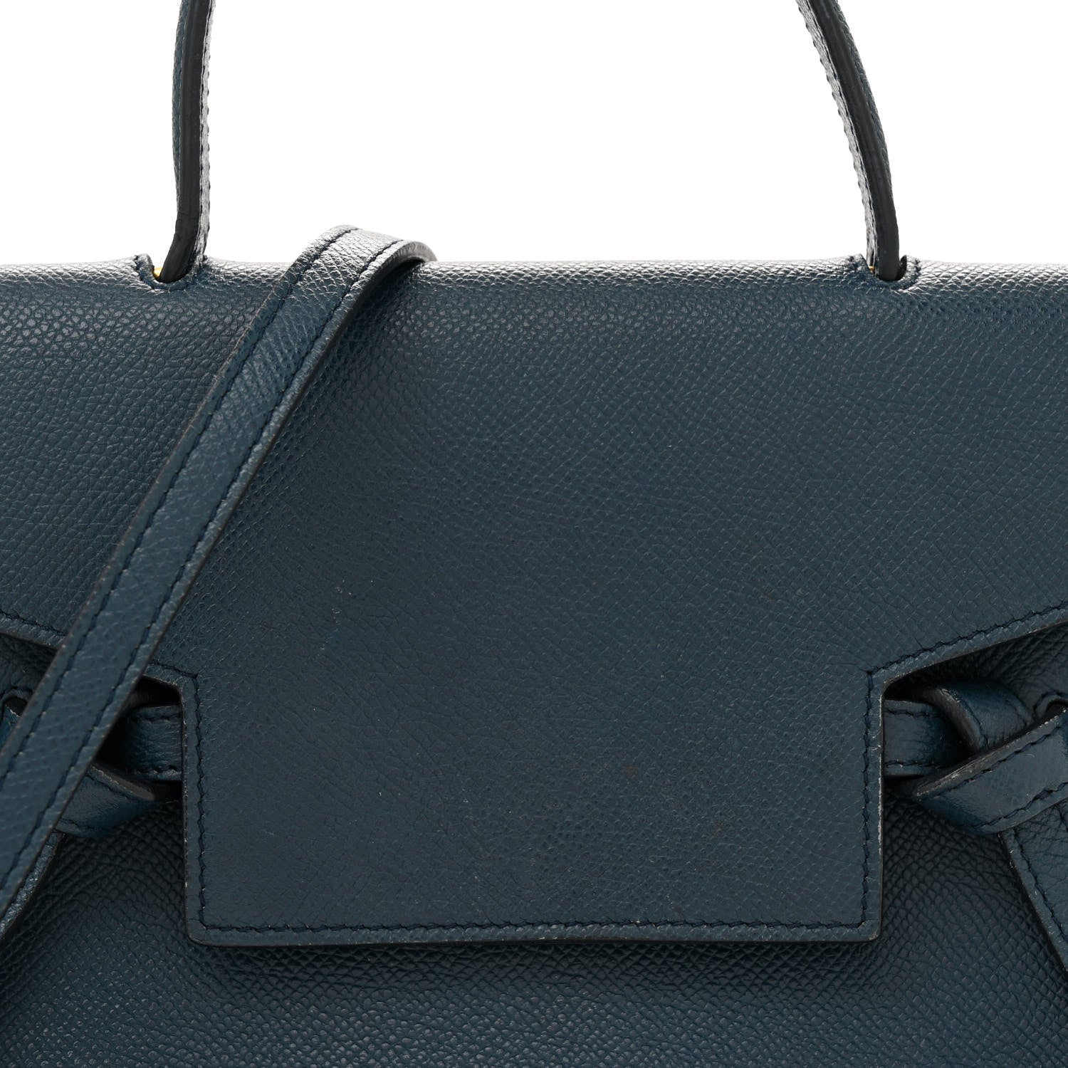 Celine Baby Grained Calfskin Nano Belt Bag Abyss Blue 7 of 13