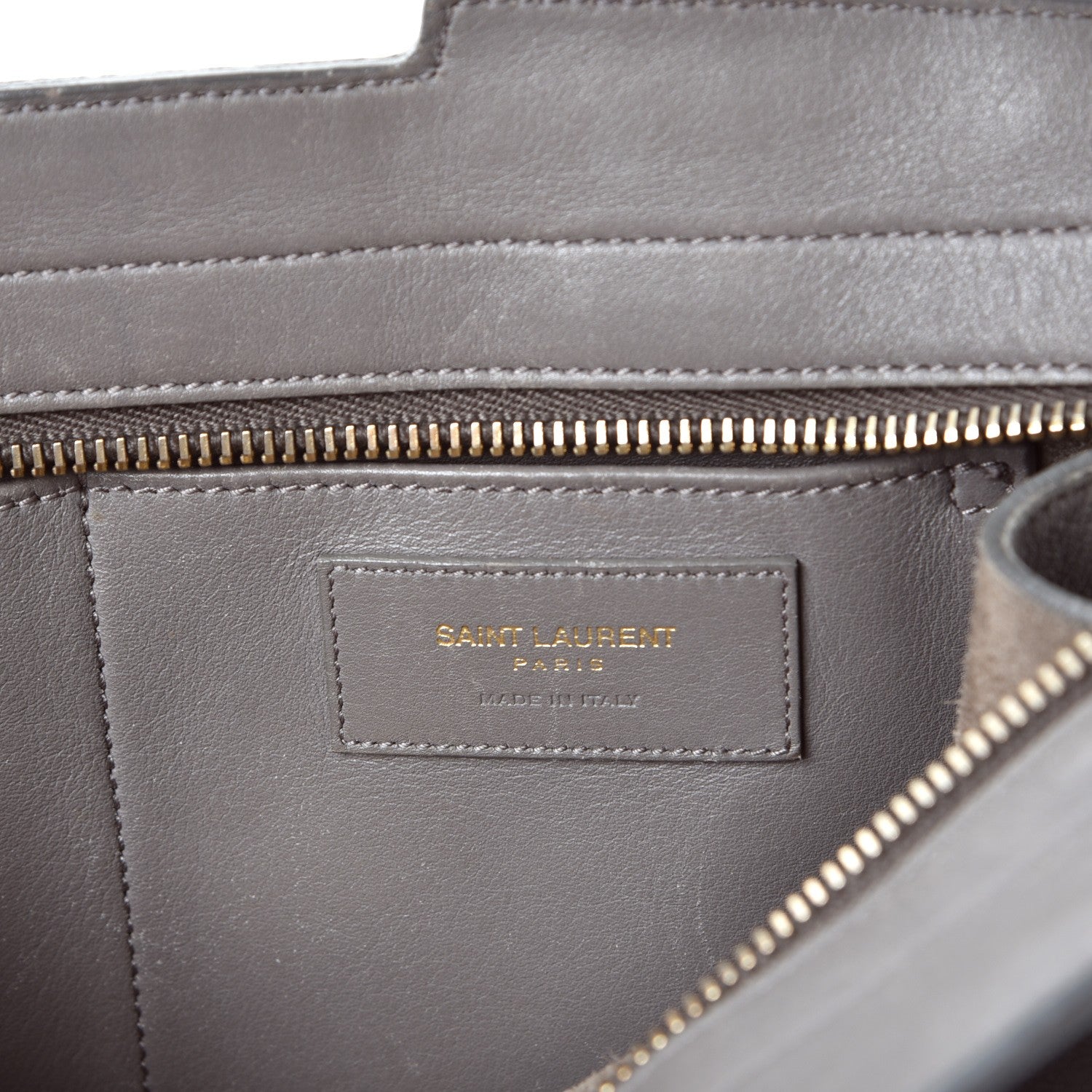 Saint Laurent Calfskin Small Classic Y Cabas Fog 6 of 23