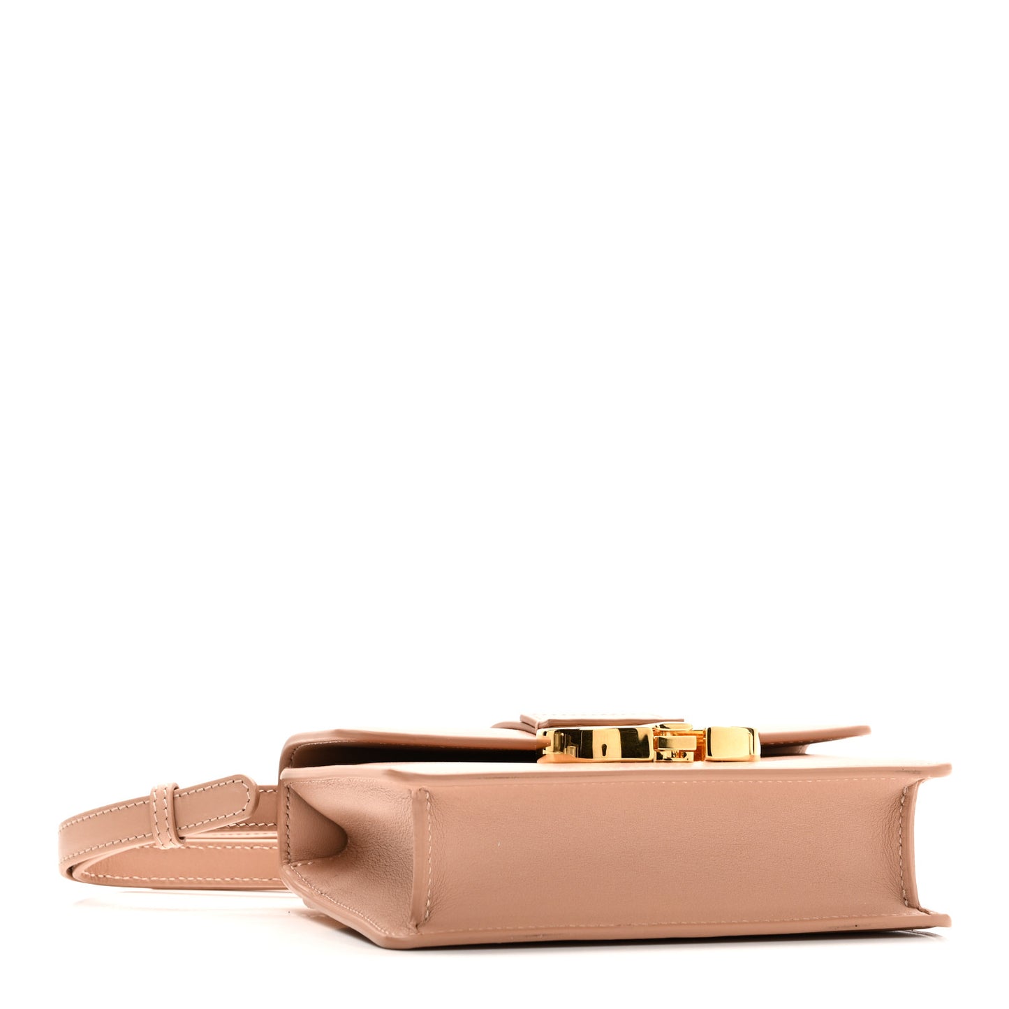 Smooth Calfskin Micro 30 Montaigne Flap Bag Rose Des Vents