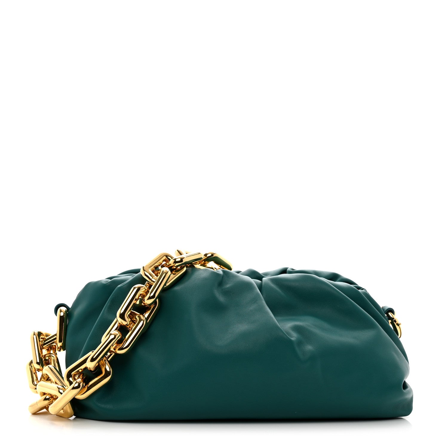 Bottega Veneta Calfskin The Pouch Chain Mallard 1 of 9