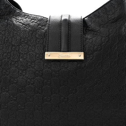 Gucci Guccissima Large New Ladies Web Hobo Black 8 of 14