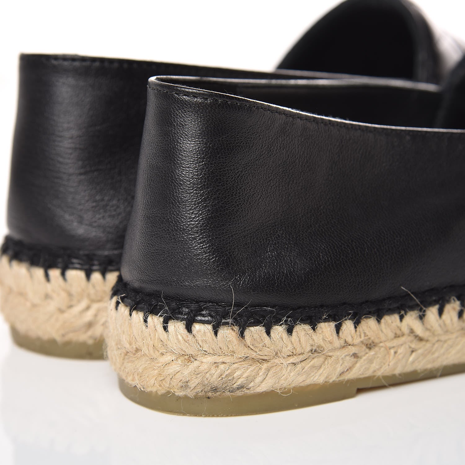 Chanel Lambskin Quilted CC Espadrilles 39 Black 10 of 11