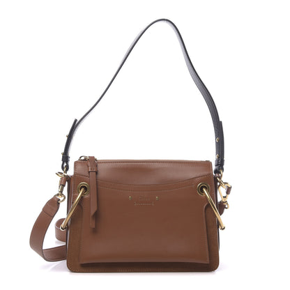 Chloe Calfskin Suede Small Roy Bag Caramel 1 of 8