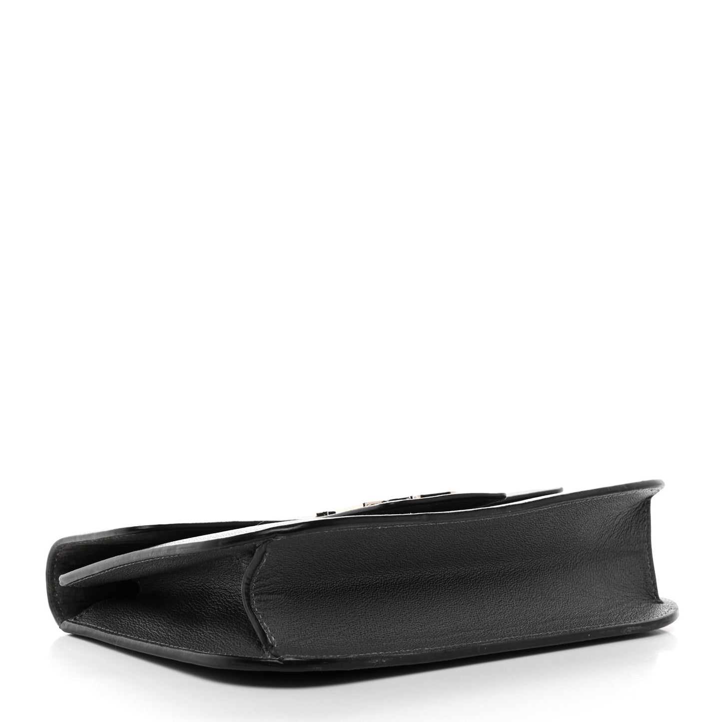 Calfskin Medium Insignia Flap Grey