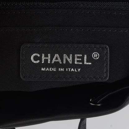 Chanel Calfskin Chevron Quilted Small Urban Spirit Backpack Black 6 of 7