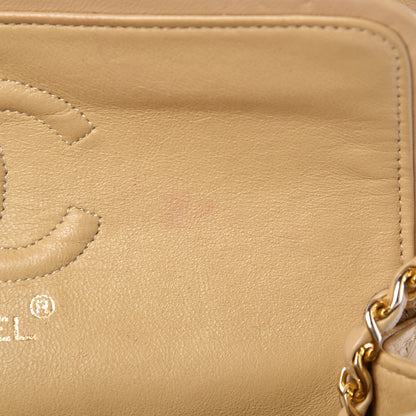 Chanel Lambskin Quilted Small Double Flap Beige 19 of 25