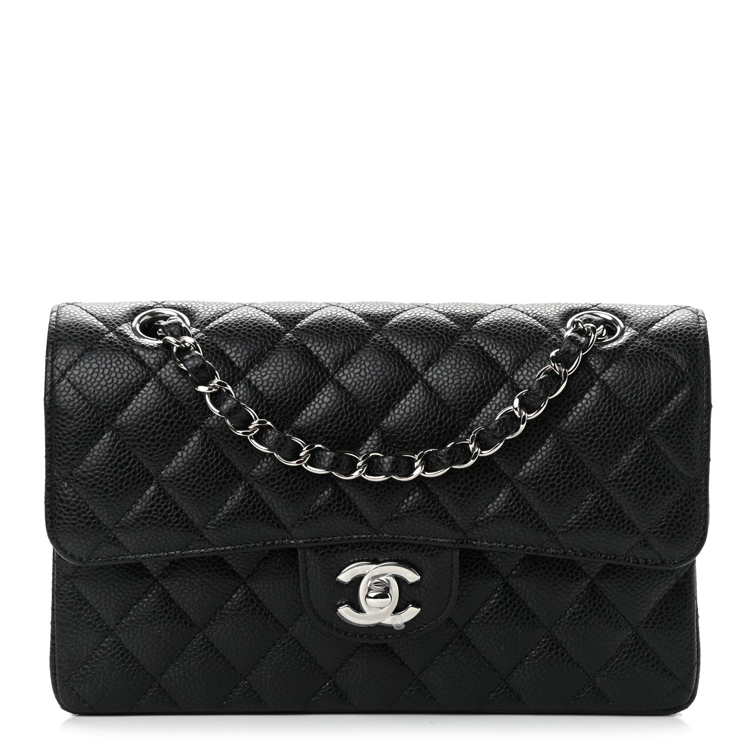 Chanel Caviar Quilted Small Double Flap Black 1 of 11