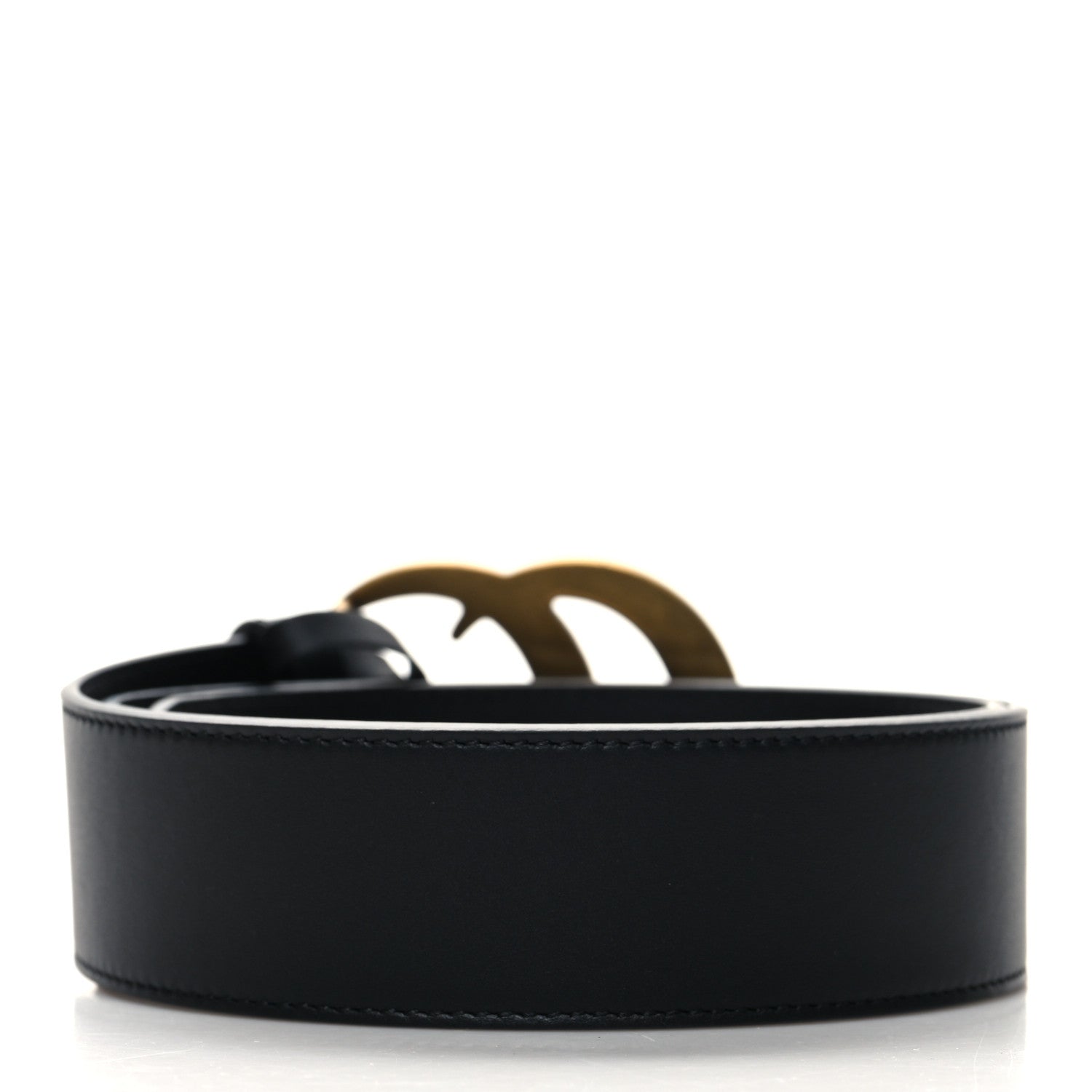 Gucci Calfskin Double G 40mm Belt 75 30 Black 2 of 5