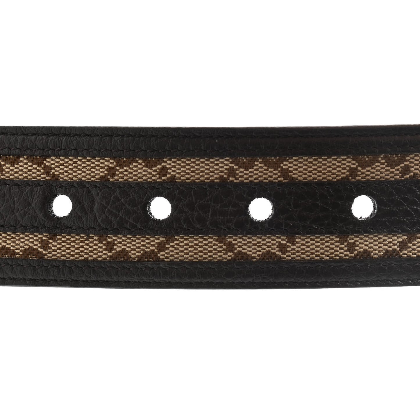 Monogram Dollar Calfskin 40mm Belt 105 42 Beige Ebony Testa di Moro