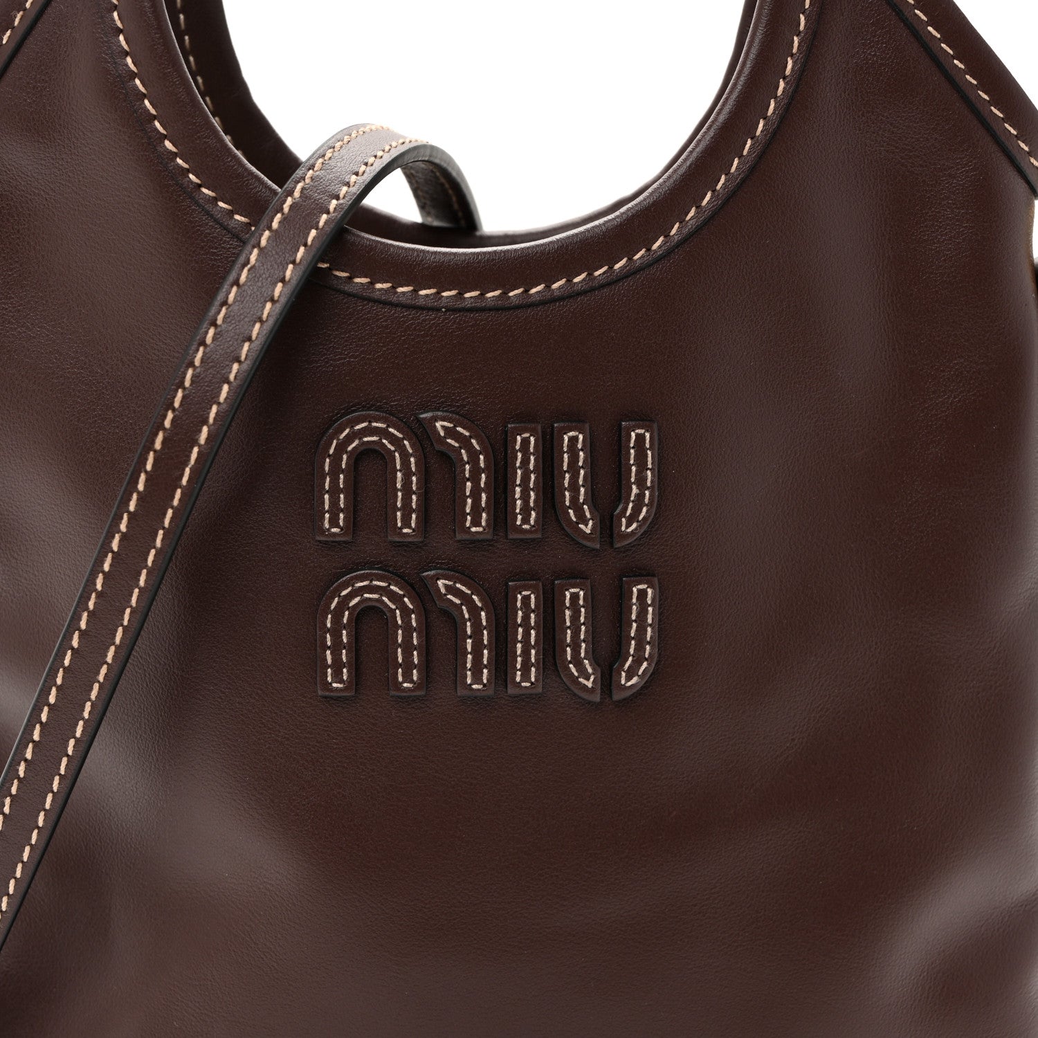 Miu Miu Soft Calf Softy Mini Ivy Tote Radica 7 of 9