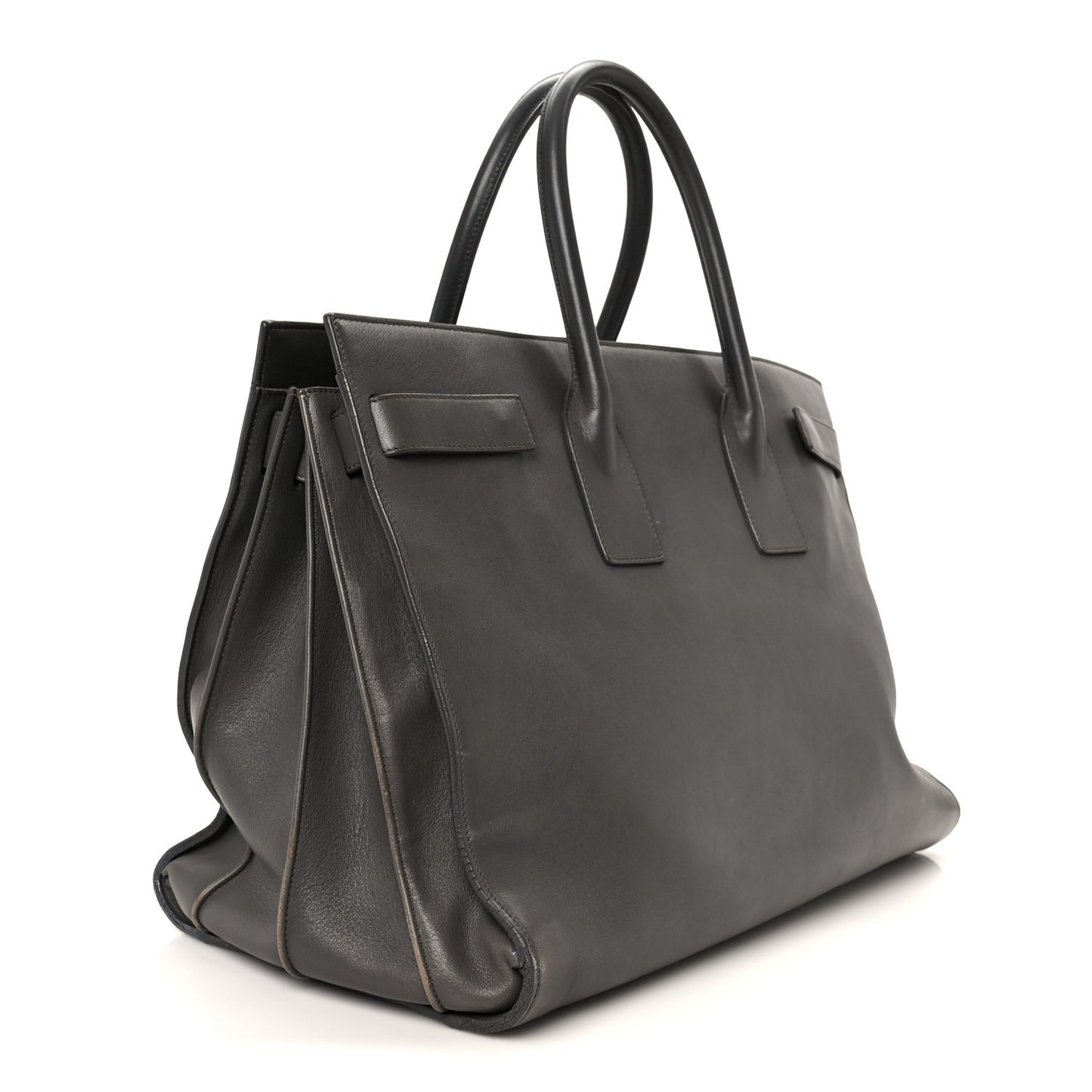 Calfskin Large Sac de Jour Carryall Grey