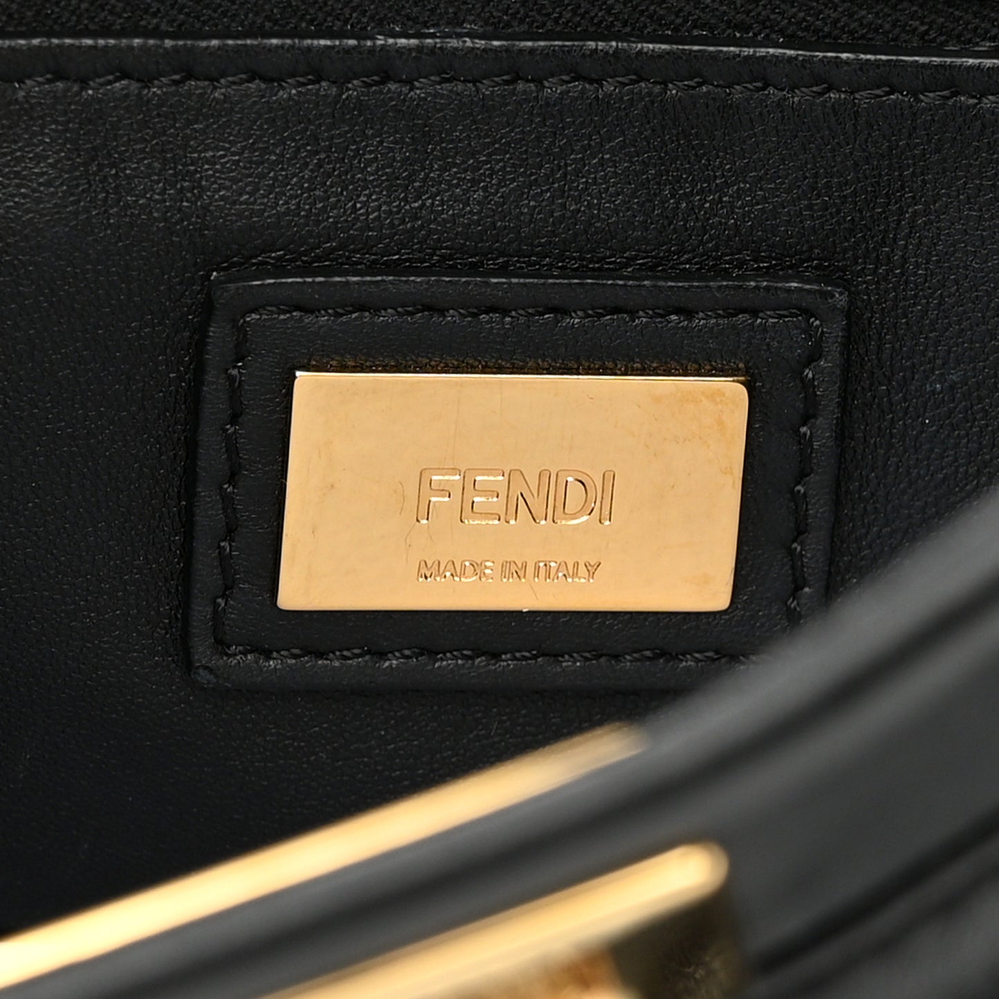Nappa Mini Peekaboo Iconic Satchel Black
