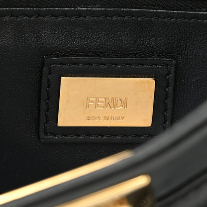 Fendi Nappa Mini Peekaboo Iconic Satchel Black 7 of 14