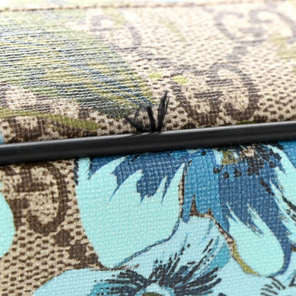 Gucci GG Supreme Monogram Blooms Bird Embroidered Dome Backpack 11 of 13