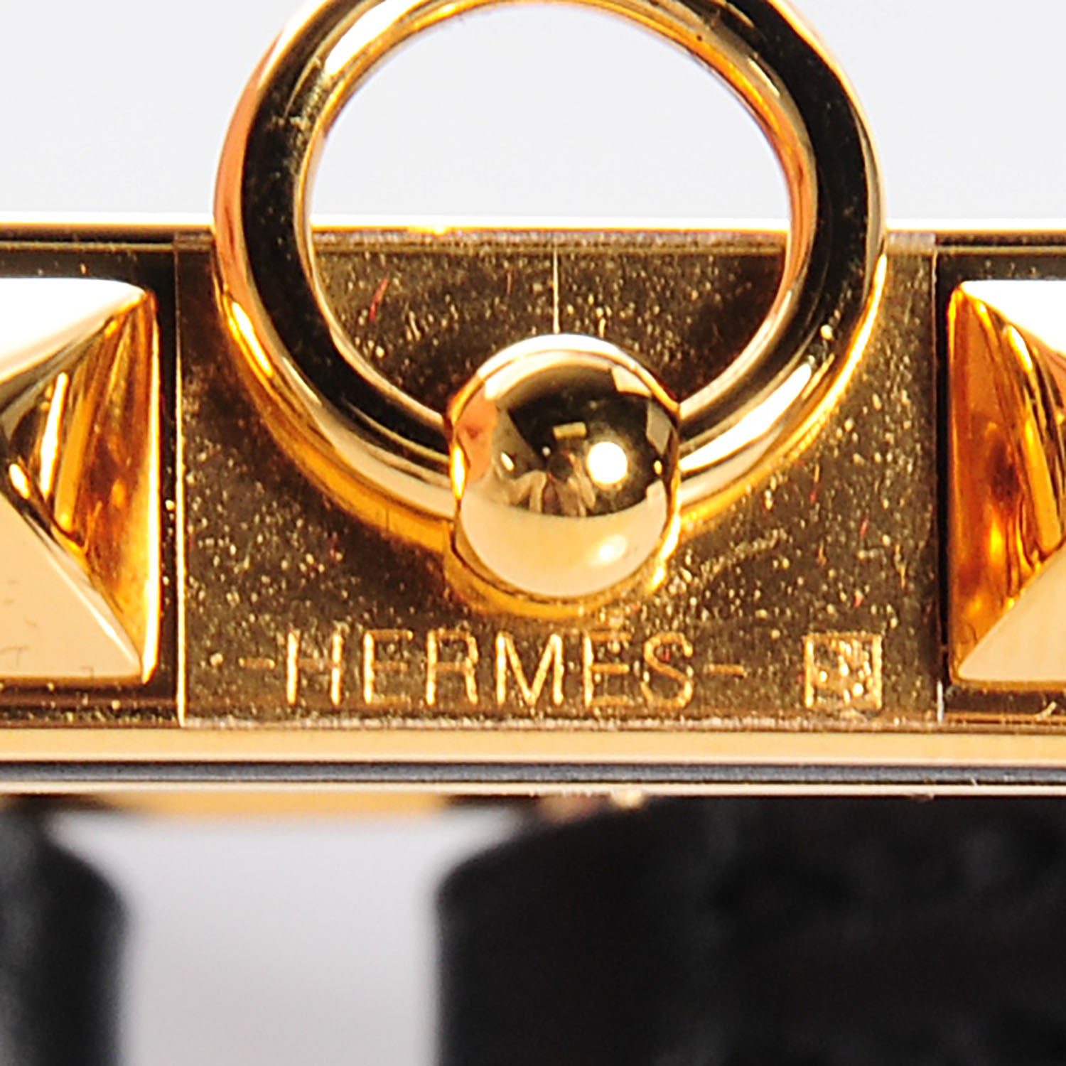 Hermes Chamonix Micro Rivale Bracelet Small Black 8 of 17