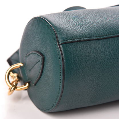 Burberry Calfskin The Barrel Bag Dark Cyan 8 of 9