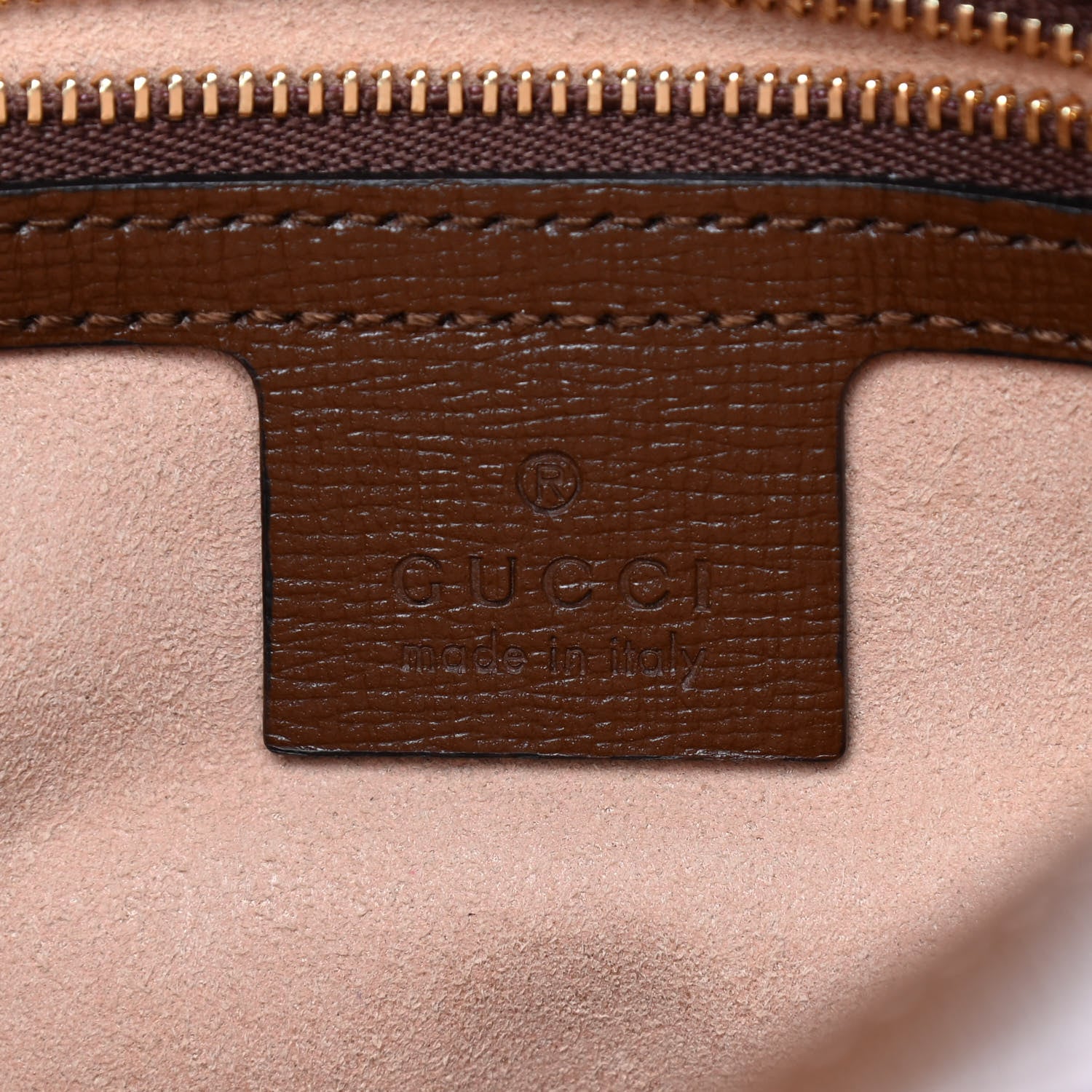 Gucci GG Supreme Monogram Small Horsebit 1955 Shoulder Bag Beige Brown Sugar 6 of 9