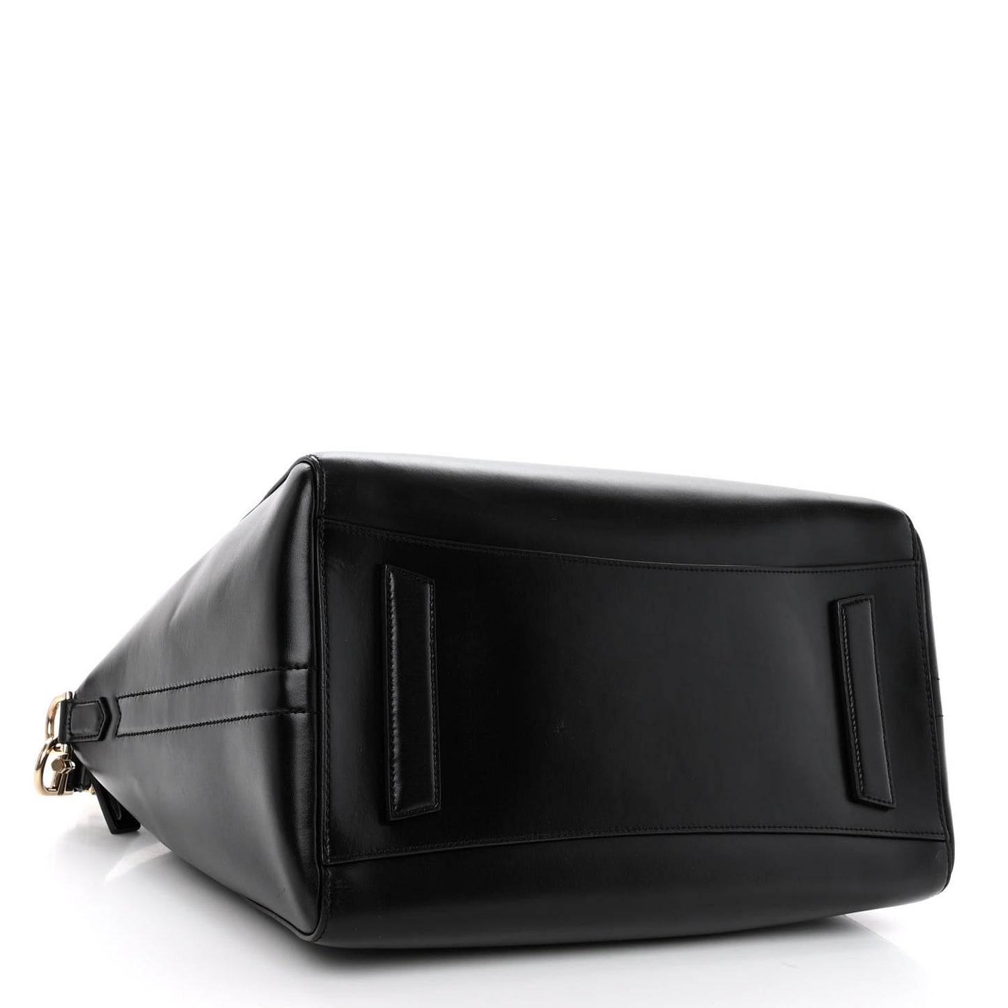 Shiny Lord Calfskin Medium Antigona Black