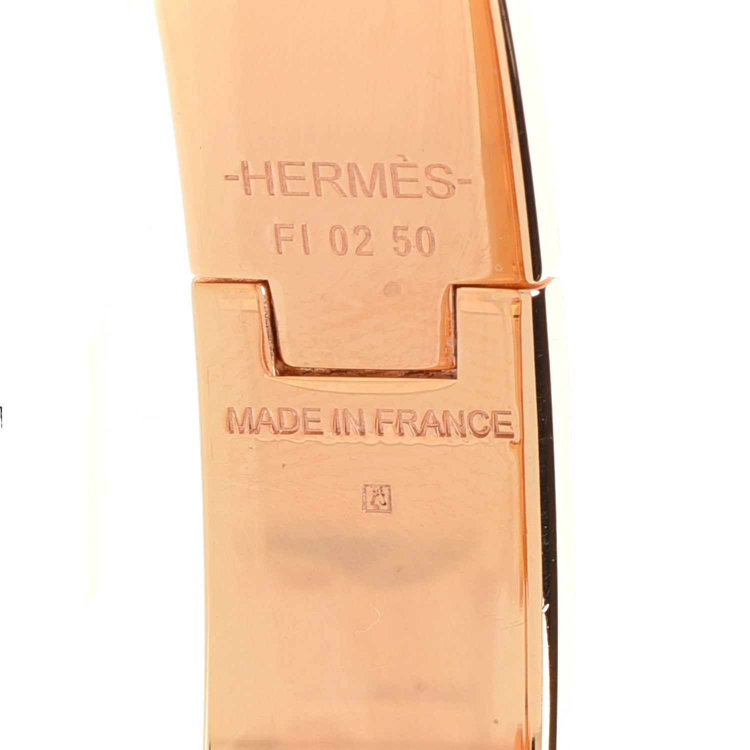 Hermes Narrow Enamel Clic Clac H Bracelet GM Bleu Biarritz 5 of 5
