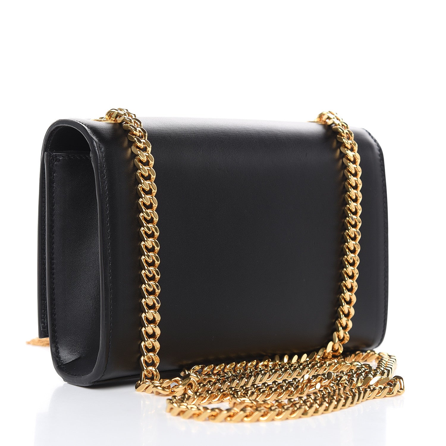 Saint Laurent Calfskin Small Classic Monogram Kate Tassel Satchel Black 3 of 11