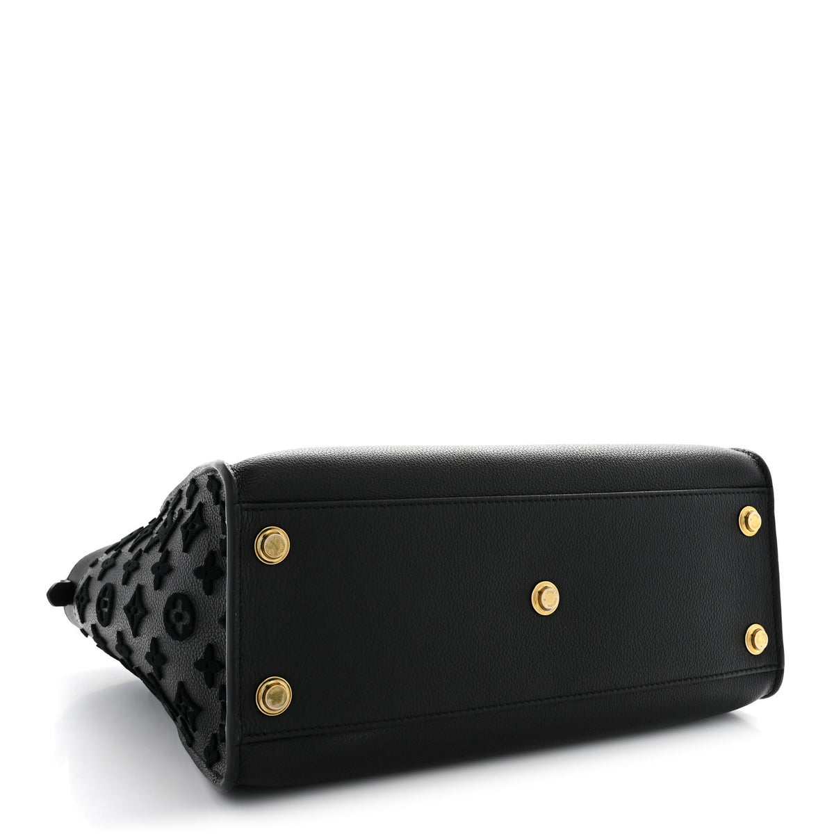 Louis Vuitton Calfskin Monogram Tufting On My Side Black 3 of 10