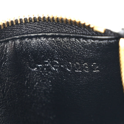 Celine Grained Calfskin Zipped Card Holder Black 8 of 11