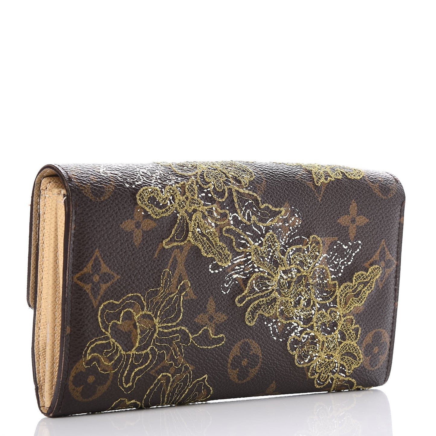 Monogram Dentelle Sarah Wallet Gold