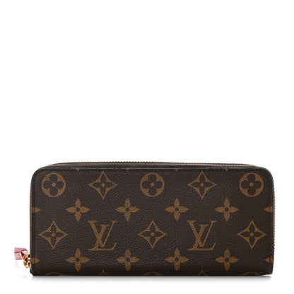 Louis Vuitton Monogram Clemence Wallet Fuchsia 1 of 8