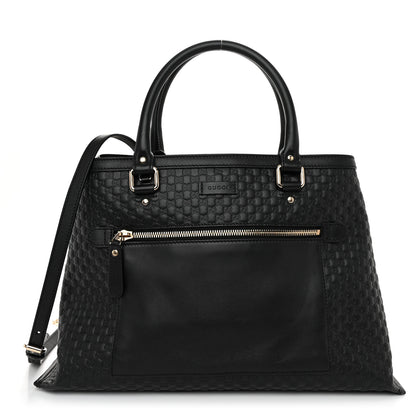 Gucci Soft Microguccissima Medium Tote Black 1 of 11