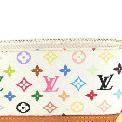 Louis Vuitton Monogram Multicolor Key Pouch White 8 of 10