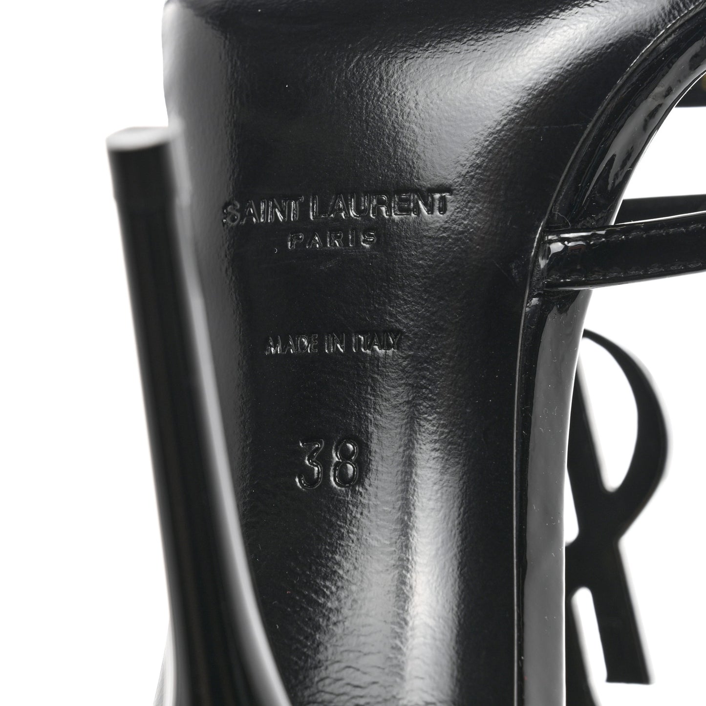 Patent Cassandra 100 Sandals 38 Black