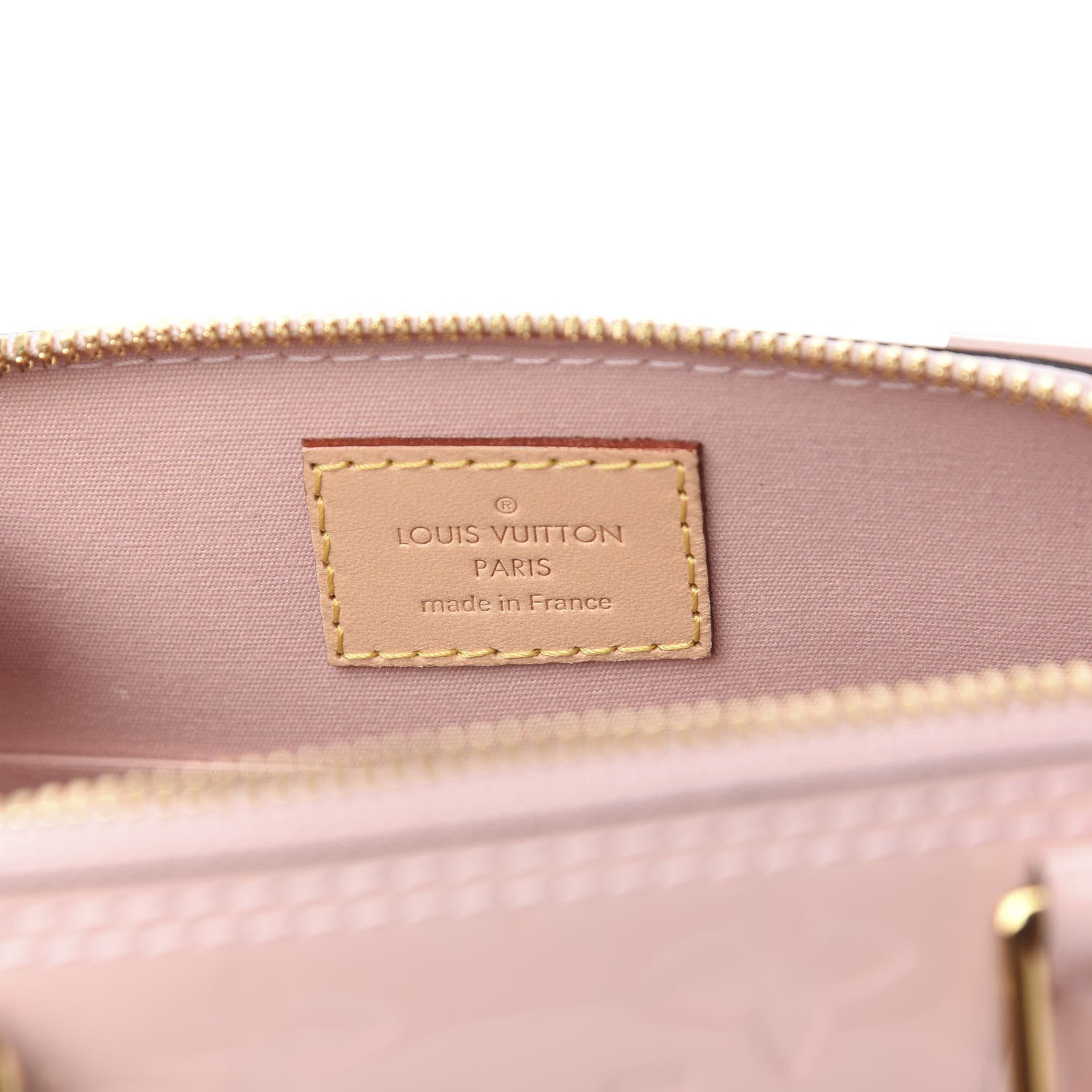 Louis Vuitton Vernis Alma BB Rose Ballerine 5 of 9