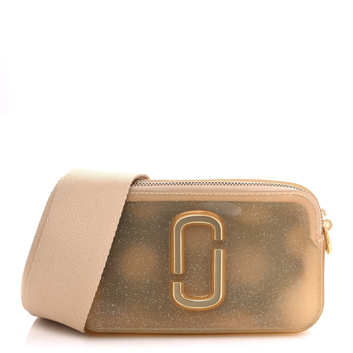 Jelly Glitter Small Snapshot Camera Bag Gold Silver