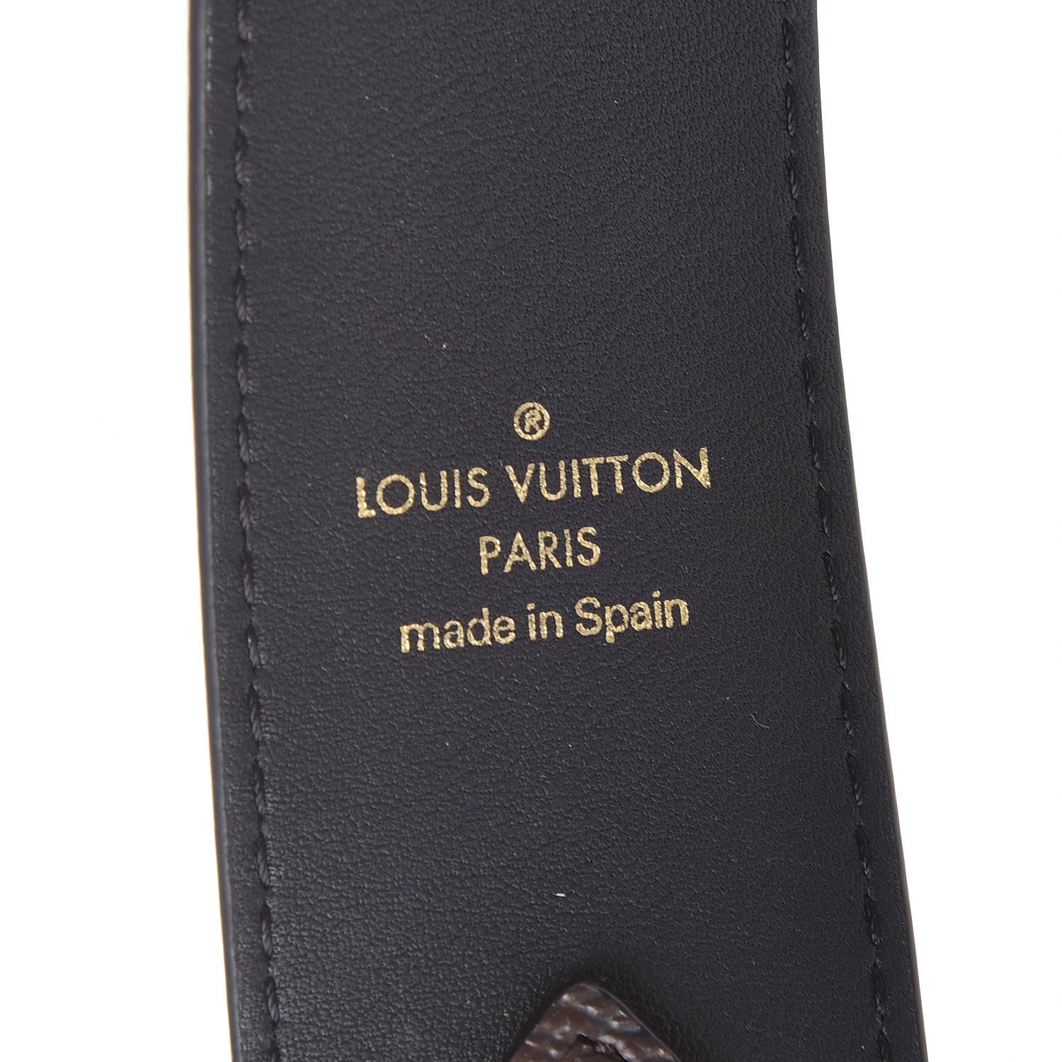 Louis Vuitton Monogram Bandouliere Shoulder Strap Black 4 of 6