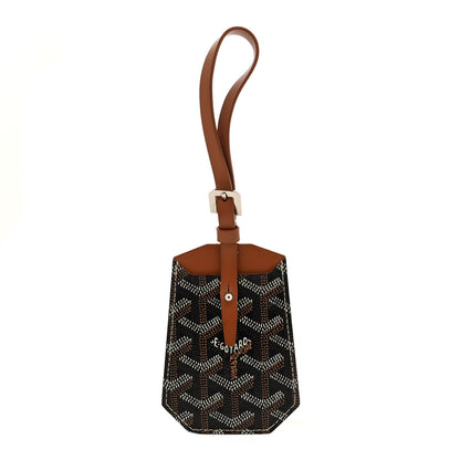 Goyard Goyardine Luggage Tag Black Gold 1 of 3
