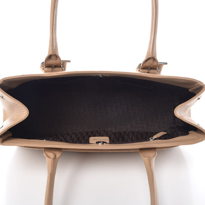 Christian Dior Calfskin Cannage Shoulder Bag Camel 4 of 14