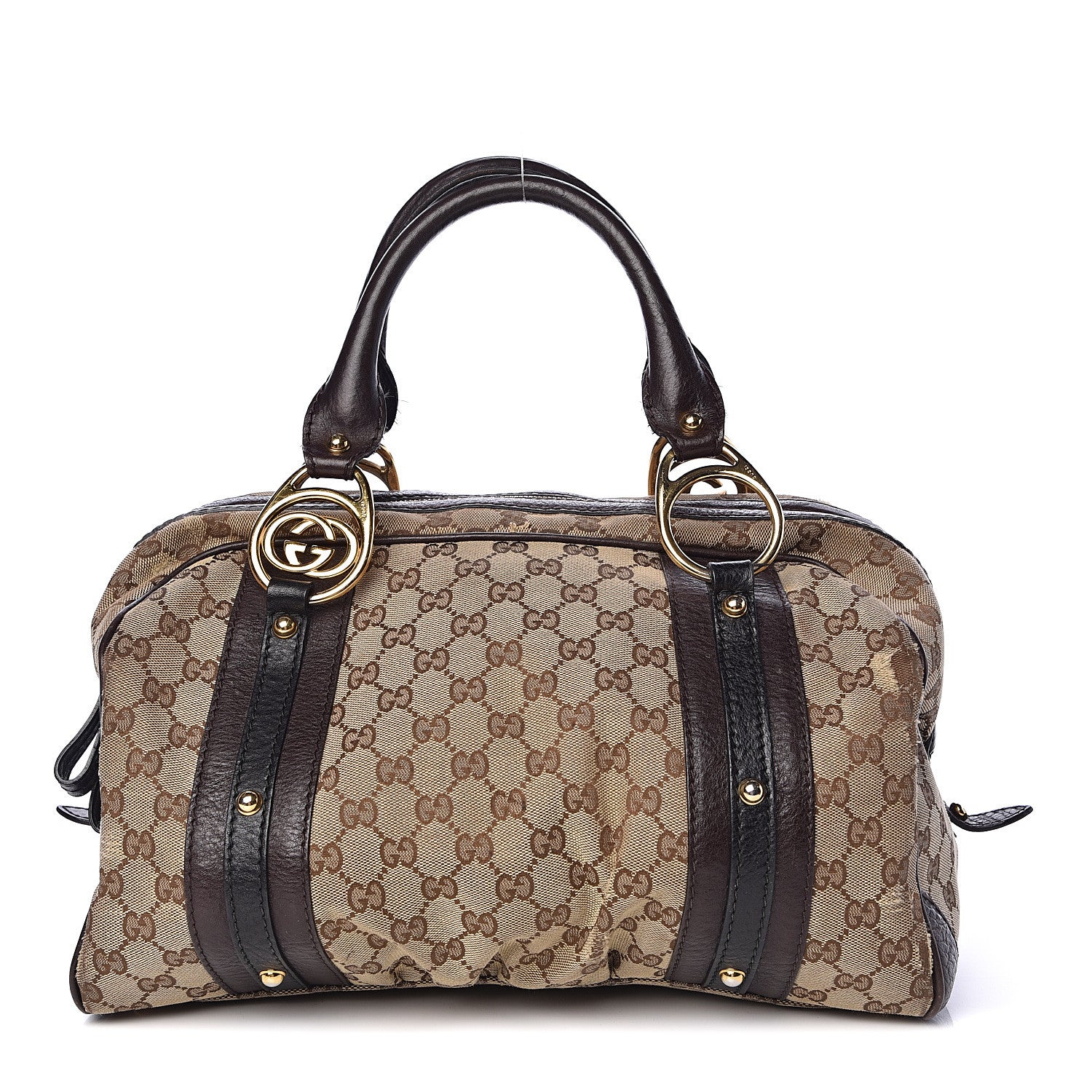 Gucci Monogram Medium Interlocking Icon Tote Dark Brown 1 of 21