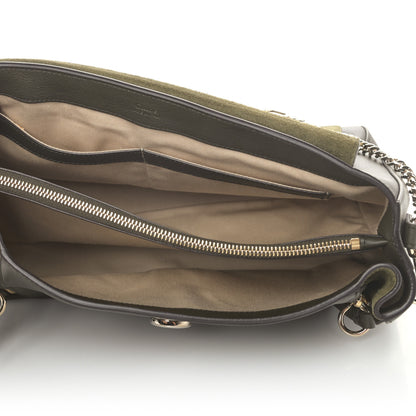 Chloe Calfskin Small Faye Day Shoulder Bag Deep Forest 5 of 10