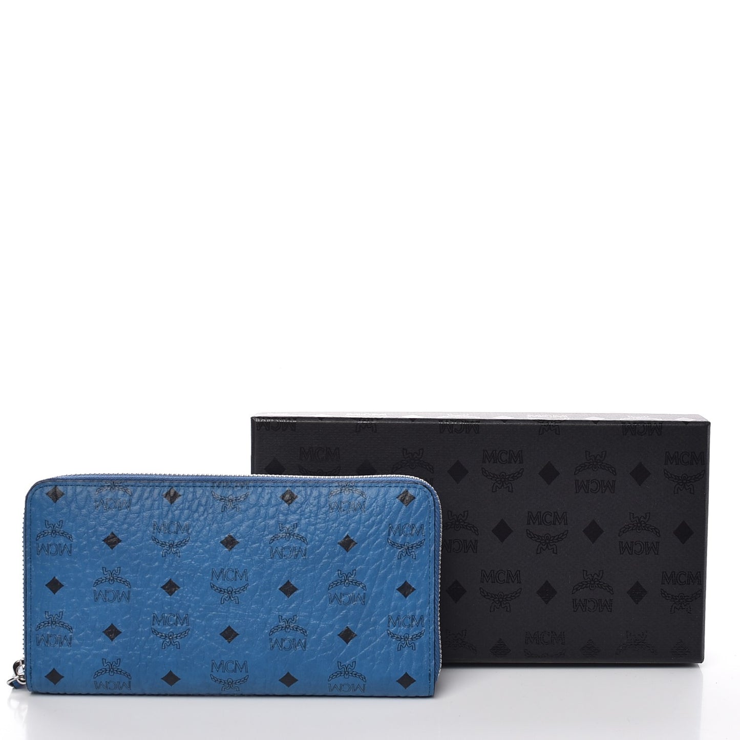 Visetos Large Zip Around Wallet Munich Blue