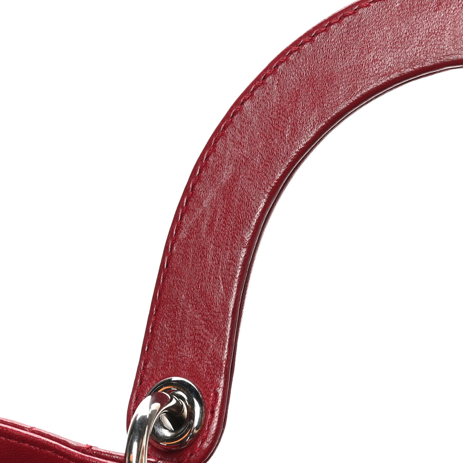 Christian Dior Lambskin Cannage Medium Lady Dior Red 11 of 11