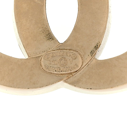 Chanel Crystal CC Earrings Light Gold 4 of 5