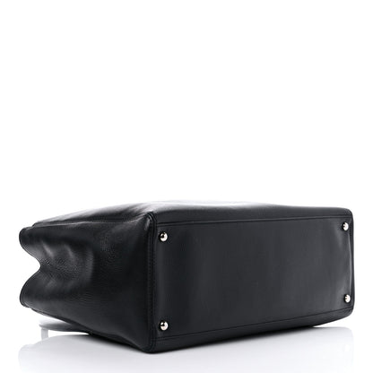 Chanel Calfskin Cerf Executive Shopper Tote Black 5 of 10