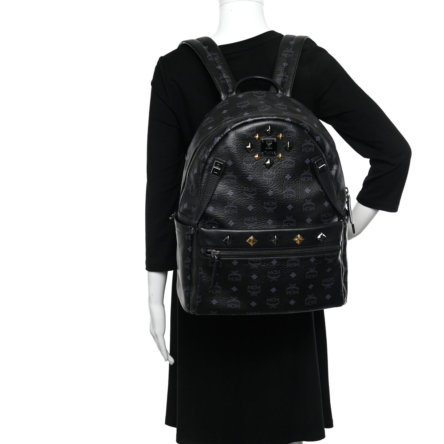 Visetos Medium Stark Backpack Black