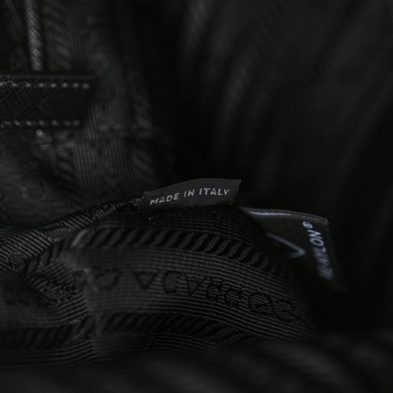 Prada Re-Nylon Vela Saffiano Pocket Double Zip Messenger Bag Black 7 of 10