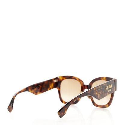 Fendi Acetate Fendi Roma Cat Eye Sunglasses FF 0435/S Havana 4 of 8