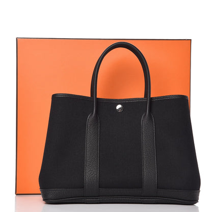 Hermes Toile Negonda Garden Party 30 TPM Black 7 of 7