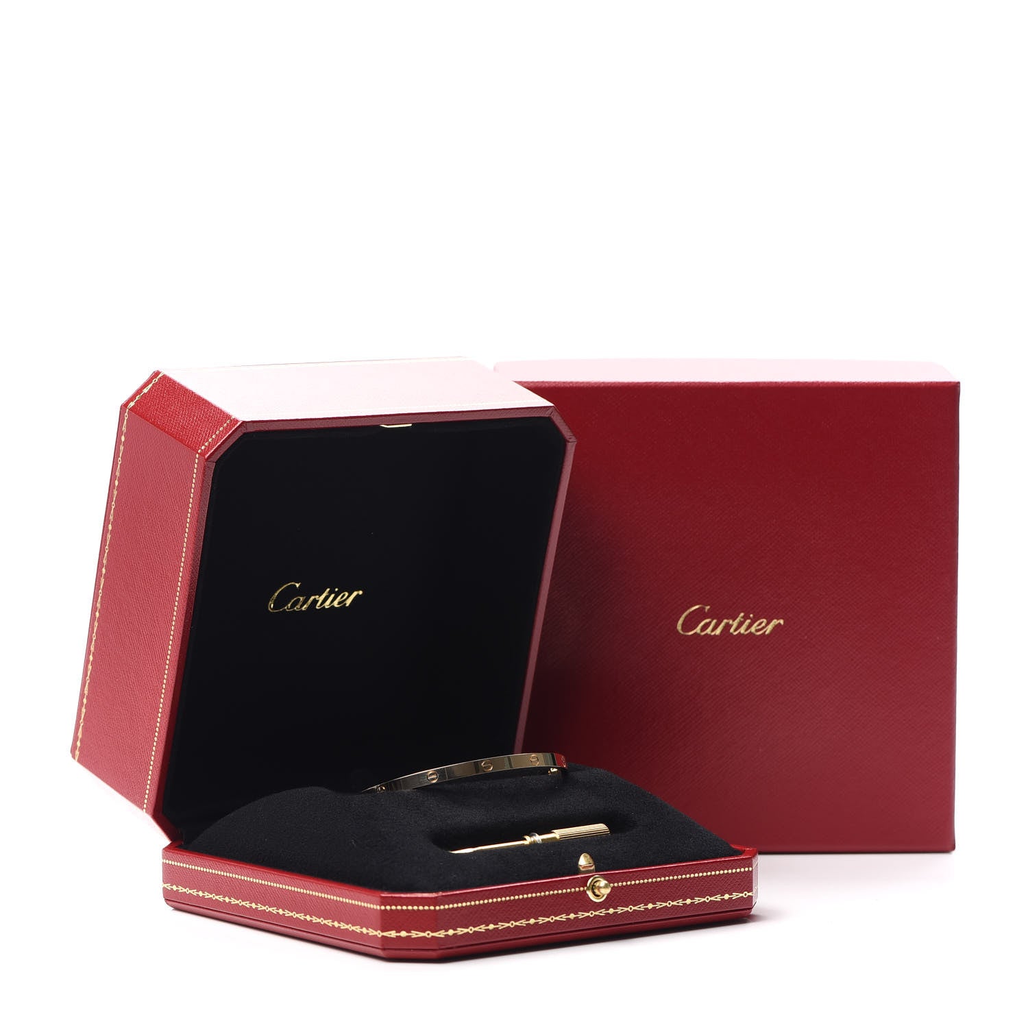 Cartier 18K Yellow Gold Small LOVE Bracelet 17 7 of 7
