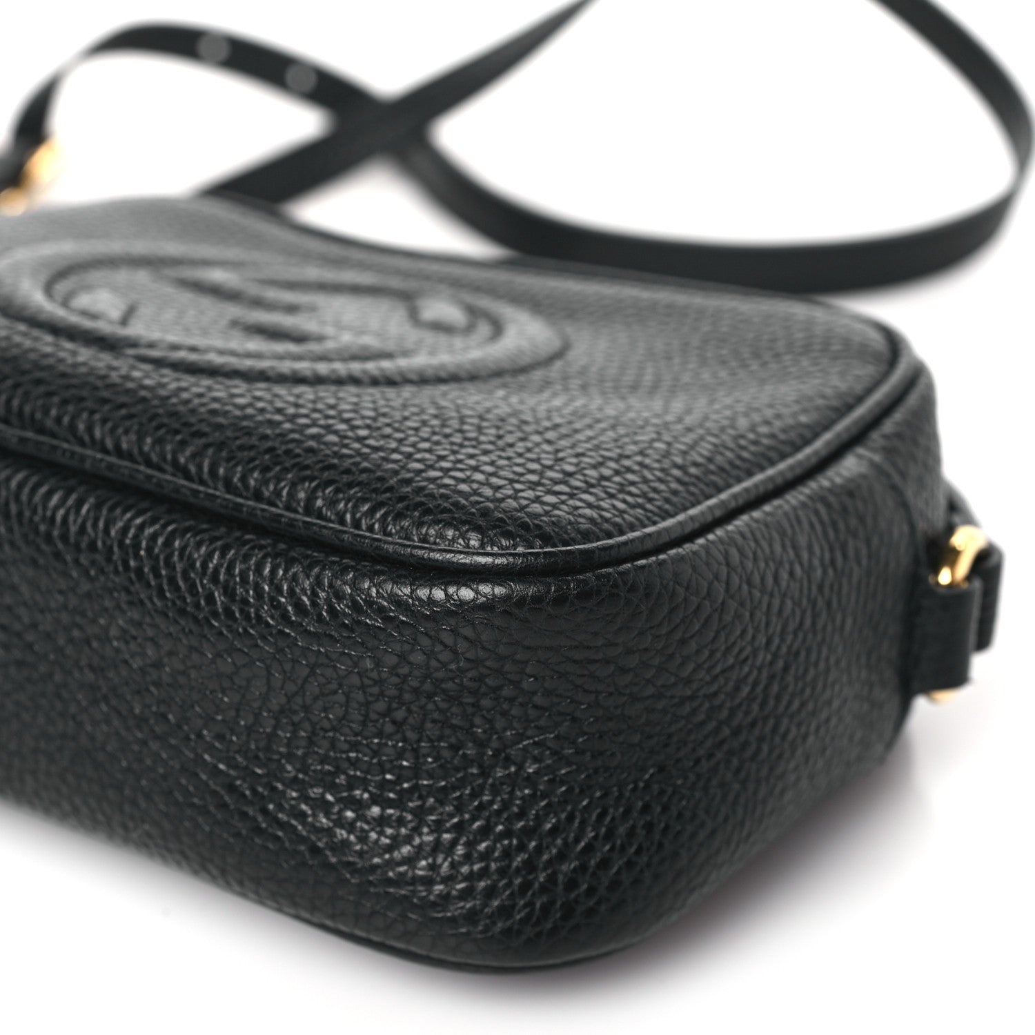 Gucci Pebbled Calfskin Mini Soho Disco Bag Black 9 of 9