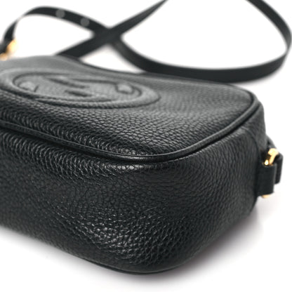 Gucci Pebbled Calfskin Mini Soho Disco Bag Black 9 of 9