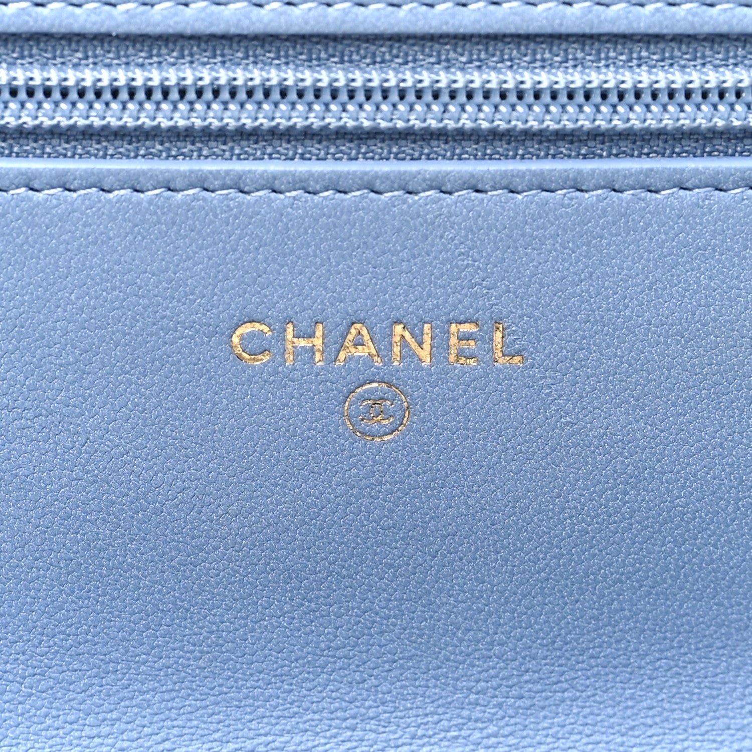 Chanel Denim Quilted Reissue Wallet On Chain WOC Blue 6 of 12